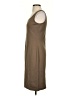 St. John Solid Brown Casual Dress Size 4 - photo 5