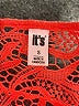 It's 100% Polyester Orange Cardigan Size S - photo 7