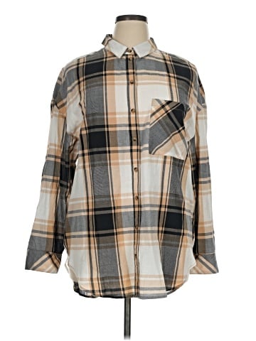 Sanctuary Long Sleeve Button-Down Shirt (view 1)