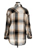 Sanctuary 100% Cotton Plaid Gray Long Sleeve Button-Down Shirt Size XL - photo 2
