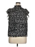 1.State 100% Polyester Animal Print Silver Sleeveless Blouse Size XL - photo 1
