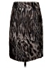 Worth 100% Cotton Animal Print Brown Formal Skirt Size 2 - photo 1