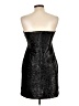 Timing Metallic Black Cocktail Dress Size L - photo 2