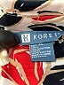 Koret 100% Cotton Floral Red Blazer Size XL - photo 6