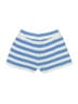 Crewcuts 100% Cotton Stripes Blue Shorts Size 6 - 7 - photo 2