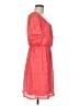 AGB 100% Polyester Orange Casual Dress Size 6 - photo 4