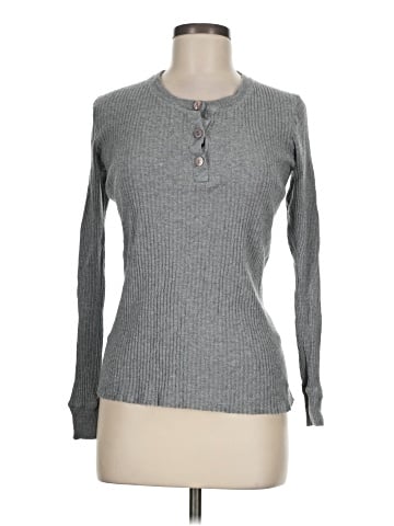 Enza Costa Long Sleeve Henley (view 1)