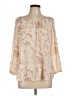 Larry Levine 100% Polyester Ivory 3/4 Sleeve Blouse Size L - photo 1
