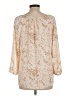 Larry Levine 100% Polyester Ivory 3/4 Sleeve Blouse Size L - photo 2