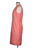 Albert Nipon Chevron-herringbone Red Cocktail Dress Size 6 - photo 5