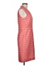 Albert Nipon Chevron-herringbone Red Cocktail Dress Size 6 - photo 4