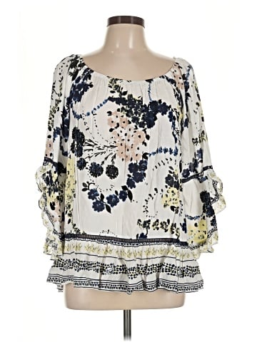Fever 3/4 Sleeve Blouse (view 1)