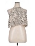 11. Honore Animal Print Graphic Ivory Sleeveless Blouse Size 16 - photo 1