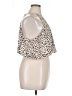 11. Honore Animal Print Graphic Ivory Sleeveless Blouse Size 16 - photo 4