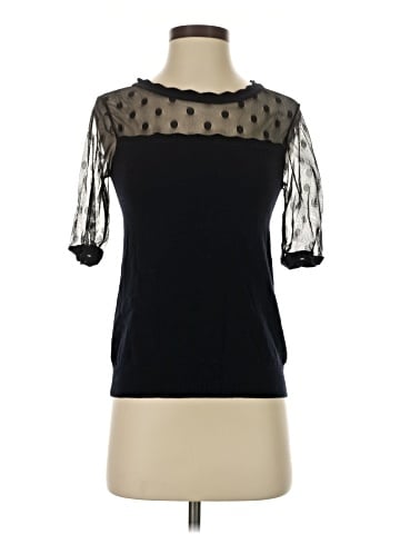 Knitted & Knotted Short Sleeve Turtleneck (view 1)