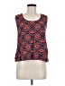 Eyeshadow Red Sleeveless Blouse Size M - photo 1