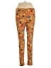 Lularoe Print Orange Casual Pants Size 1X (Tall & Curvy) - photo 1