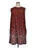 Apt. 9 Print Burgundy Casual Dress Size XL - photo 1