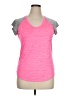 Reebok 100% Polyester Pink Active T-Shirt Size XL - photo 1