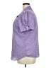 Rebecca Malone 100% Polyester Polka Dots Purple Short Sleeve Blouse Size 2X - photo 5