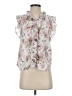 Dylan 100% Cotton Floral Pink Sleeveless Blouse Size XS - photo 1