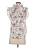 Dylan 100% Cotton Floral Pink Sleeveless Blouse Size XS - photo 2