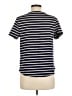 Marled Essentials Stripes Blue Short Sleeve T-Shirt Size M - photo 2