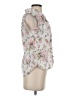 Dylan 100% Cotton Floral Pink Sleeveless Blouse Size XS - photo 4