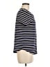 Marled Essentials Stripes Blue Short Sleeve T-Shirt Size M - photo 4