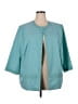 Alfred Dunner 100% Polyester Teal Jacket Size 20 - photo 1