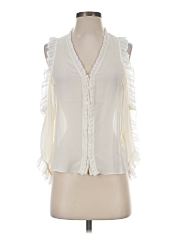 Alice + Olivia Sleeveless Silk Top (view 1)
