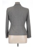Le Suit 100% Polyester Chevron-herringbone Gray Blazer Size 0XEstimated - photo 2