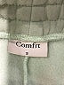 Comfrt Solid Green Casual Pants Size S - photo 7