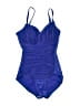 Miraclesuit Solid Blue One Piece Swimsuit Size 6 - photo 1
