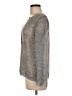 Ann Taylor Metallic Silver Cardigan Size Med Petite - photo 5