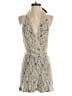 Ark & Co. 100% Polyester Tweed Ivory Romper Size M - photo 1