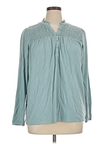 Gloria Vanderbilt Long Sleeve Blouse (view 1)