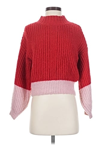 Line & Dot Turtleneck Sweater (view 1)