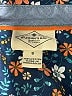 St. John's Bay 100% Cotton Floral Blue Long Sleeve Button-Down Shirt Size S - photo 7