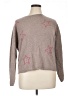 CATHERINE Catherine Malandrino 100% Cashmere Stars Brown Cashmere Pullover Sweater Size XL - photo 1