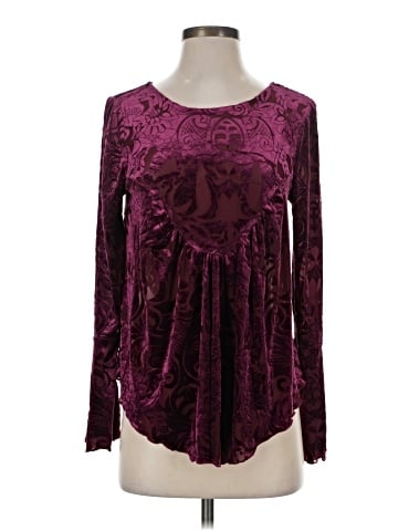 Ultra Pink Long Sleeve Blouse (view 1)