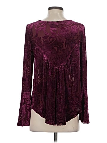 Ultra Pink Long Sleeve Blouse (view 2)