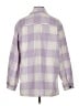 Divided by H&M 100% Polyester Plaid Purple Jacket Size S - photo 2