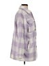 Divided by H&M 100% Polyester Plaid Purple Jacket Size S - photo 4