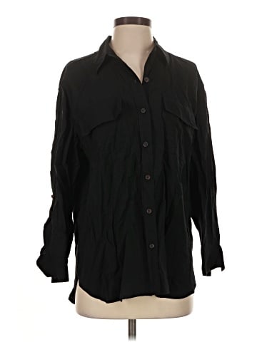 Banana Republic Factory Store 3/4 Sleeve Button-Down Shirt (view 1)