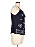 Solitaire 100% Rayon Blue Sleeveless Blouse Size L - photo 4