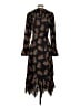 Thakoon 100% Polyester Floral Black Casual Dress Size 2 - photo 2