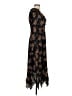 Thakoon 100% Polyester Floral Black Casual Dress Size 2 - photo 4