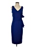 Marina 100% Polyester Blue Cocktail Dress Size 4 - photo 1