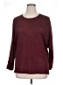 Casting 100% Viscose Burgundy Pullover Sweater Size XL (estimated) - photo 1